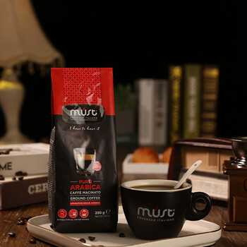LOOCIMUST意大利原装进口100%阿拉比卡咖啡粉 中度烘焙黑咖啡250g/袋 LOOCIMUST意大利原装进口100%阿拉比卡咖啡粉 中度烘焙黑咖啡250g/袋