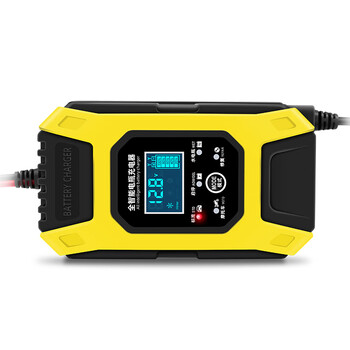 适用于汽车充电器12v24v摩托车充电器智能全自动修复型蓄充电机 12v