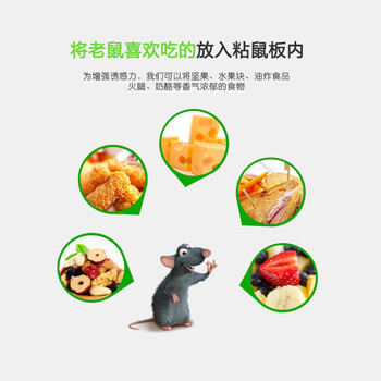 绿叶 粘鼠板 20片/盒 老鼠贴捕鼠家用老鼠（神枪手）