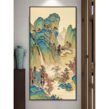 青綠山水 橫幅 青绿山水图横幅- Top 100件青绿山水图横幅- 2025年5月更新- Taobao