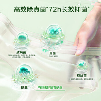 立白卫仕内衣裤洗衣液280g山茶花香天然专护内衣洗衣液 除真菌去血渍 
