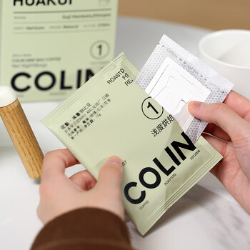 柯林咖啡 new单一产地精品挂耳咖啡 埃塞哥伦 1号花魁浅度烘焙10袋 柯林咖啡 new单一产地精品挂耳咖啡 埃塞哥伦 1号花魁浅度烘焙10袋