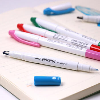 三菱(uni)双头荧光记号笔 学生作业手账绘画标记笔彩色笔 细0.4mm粗4mm PUS-103T 1支/袋 绿色 三菱(uni)双头荧光记号笔 学生作业手账绘画标记笔彩色笔 细0.4mm粗4mm PUS-103T 1支/袋 绿色