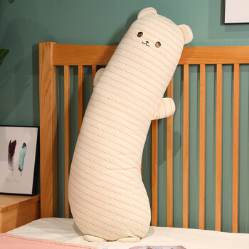 艾薇a类睡觉抱枕床上等身长条抱枕儿童陪睡玩偶成人侧睡夹腿枕100小熊