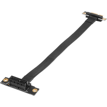 魔羯（MOGE）PCI-E x1延长线90度 pcie3.0延长扩展x1转x1 连接转接线 PCIE延长线MC22203