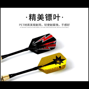 新动力健身器材飞镖盒装24g铜黑镍硬式飞镖针6支送镖石1个尾翼6个XD115 新动力健身器材飞镖盒装24g铜黑镍硬式飞镖针6支送镖石1个尾翼6个XD115