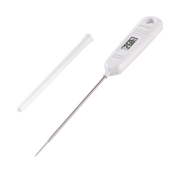 得力(deli)直插探针式温度计 厨房食品温度计油温计婴儿奶温计水温计电子温度计 白色8897 得力(deli)直插探针式温度计 厨房食品温度计油温计婴儿奶温计水温计电子温度计 白色8897
