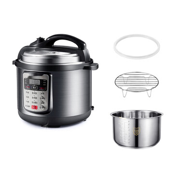 虞小米电压锅多功能电压力锅智能大容量不锈钢 6l食品级304不锈钢单胆
