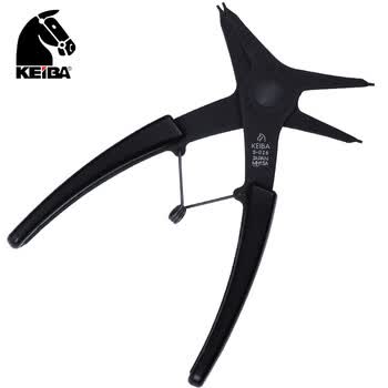 KEIBA日本卡簧钳挡圈钳外卡内卡轴用穴用四用介指钳140mm马牌 S-026 