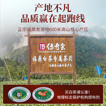 传奇会茶叶福鼎白茶白毫银针礼盒装300g 4年陈老白茶紧压茶饼自己喝送礼 传奇会茶叶福鼎白茶白毫银针礼盒装300g 4年陈老白茶紧压茶饼自己喝送礼