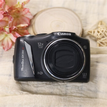 佳能(canon) sx130 is长焦相机复古ccd旅游便携胶片感sx170 sx130黑色