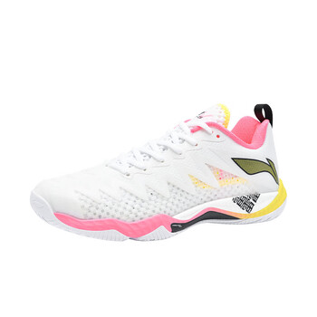 李宁（LI-NING）羽毛球鞋2024鹘鹰V男女款专业羽鞋轻量高弹缓震透气运动鞋 42 