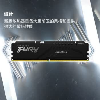 金士顿（Kingston）FURY 64GB(32G×2)套装 DDR5 5200 台式机内存条 Beast野兽系列 骇客神条