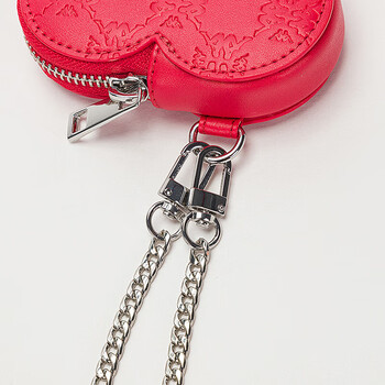 卡帕（Kappa）兔年限定新年款小单肩女心形斜挎包时尚PU小包K0D28BX02N