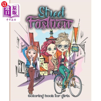 Coloring Books for Girls: Cute Dress and Fashion Stylist Patterns