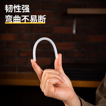 得力（deli）高粘度零甲醛热熔胶棒胶枪胶条家用手工DIY制作胶棒10支装7*160mm