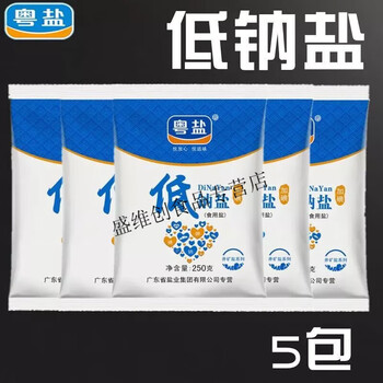 食品饮料>粮油调味>调味品>盐>美意颂>美意颂富钾低钠盐粤盐低钠食用