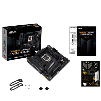 华硕TUF GAMING B760M-PLUS D4重炮手主板 支持 CPU 13700K/13600KF/13400F（Intel B760/LGA 1700）
