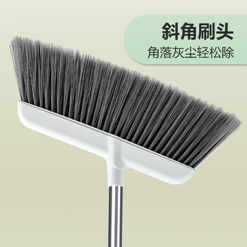 太太乐扫把簸箕套装 家用旋转防风梳齿型笤帚大方斗簸箕两件套