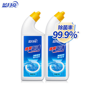 蓝月亮 强效厕清500g*2瓶 洁厕液 洁厕灵 马桶清洁剂 除菌去污 蓝月亮 强效厕清500g*2瓶 洁厕液 洁厕灵 马桶清洁剂 除菌去污