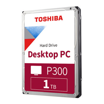 东芝(TOSHIBA)1TB 台式机机械硬盘 64MB 7200RPM SATA接口 P300系列(HDWD110)