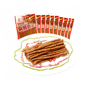 克拉古斯120g10袋豆干五香休闲零食辣条片整箱批发小时候的味道120g10