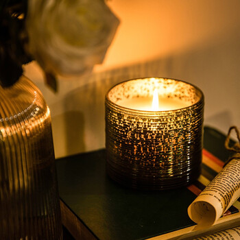 aromalight穿越森林系列卧室助眠香薰蜡烛大豆蜡多彩木香型简约创意