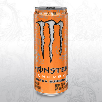 可口可乐（Coca-Cola）魔爪 Monster 柑橘味 能量风味饮料 无糖年礼 330ml*24罐119.00元