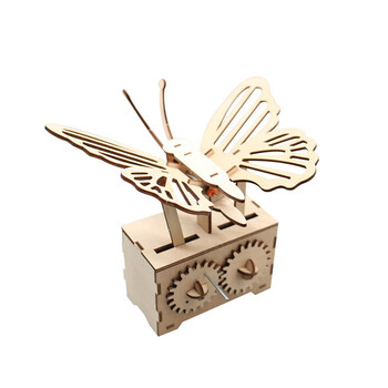 达闻西 手摇蝴蝶学生模型diy 手工制作品儿童材料科学实验飞舞的蝴蝶