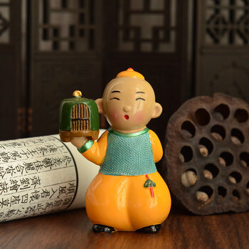 老北京特色工艺品老北京娃娃小摆件中国特色礼品老外京剧泥人张泥塑