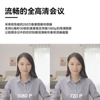 罗技（Logitech）Brio 305 企业级全高清网络摄像头 直播摄像头 视频会议电脑摄像头家用带麦克风【团单优惠】