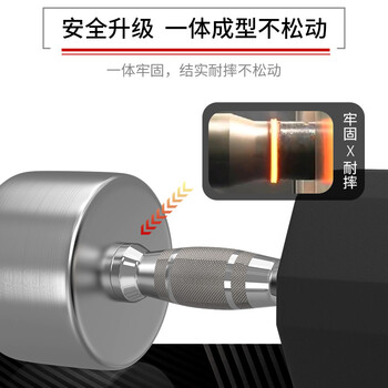 PROIRON普力艾 包胶哑铃男士家用哑铃健身十二边环保哑铃套装 10KG*1对 PROIRON普力艾 包胶哑铃男士家用哑铃健身十二边环保哑铃套装 10KG*1对