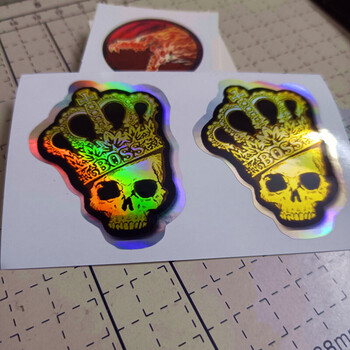 霸蓝csgo泰坦全息贴纸卡通游戏周边实物csgo全息贴纸印花泰 皇冠2枚