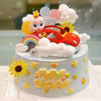 网红超级宝贝jojo生日蛋糕宝宝周岁儿童男孩女孩卡通全国.
