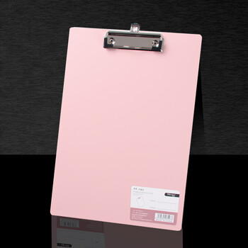 文谷（Wengu）a4夹板文具文件夹板板夹写字夹板加厚硬试卷资料收纳夹菜单夹快劳夹垫板文件收纳粉色PPF3-018A