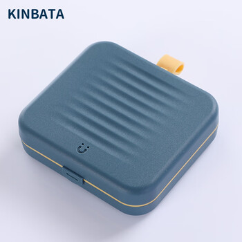 KINBATA 家用针线盒套装彩色缝衣线迷你收纳整理盒6件套 白色
