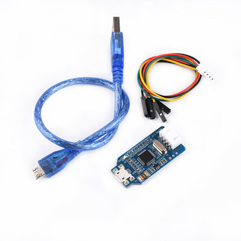 欧华远 兼容J-Link OB ARM仿真调试器 SWD程式设计器器Jlink 代替v8蓝色Jlink OB下载器(无外壳)