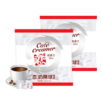 恋植脂奶精球奶油球液糖糖包咖啡咖啡奶茶伴侣专用凉粉 250ml*2袋 恋植脂奶精球奶油球液糖糖包咖啡咖啡奶茶伴侣专用凉粉 250ml*2袋