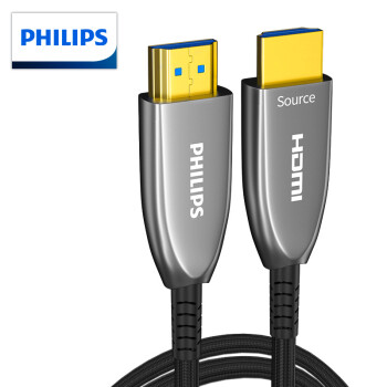 飞利浦(PHILIPS)光纤HDMI线2.0版4K60hz工程线HDR电脑电视投影仪玩客云家庭影院 高清线 70米