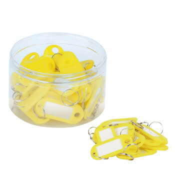 得印钥匙牌标签牌钥匙管理单面塑料钥匙牌3227汽车钥匙牌钥匙圈办公用品黄色50个/盒 得印钥匙牌标签牌钥匙管理单面塑料钥匙牌3227汽车钥匙牌钥匙圈办公用品黄色50个/盒