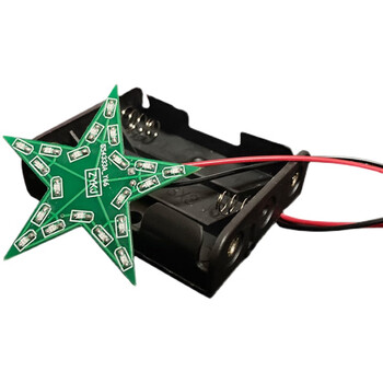 优品沃目星型呼吸灯套件星星灯散件diy实习星形灯贴片元件焊接练习板 红色灯套件 优品沃目星型呼吸灯套件星星灯散件diy实习星形灯贴片元件焊接练习板 红色灯套件