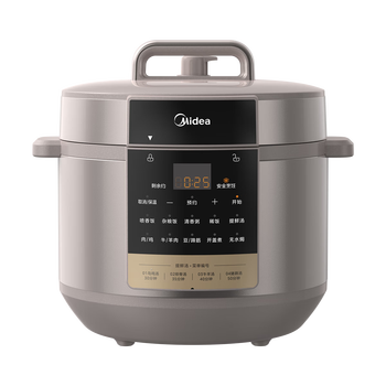 美的（Midea）电压力锅MY-E8910电压力锅高压锅智能全自动排气大容量8升家用LDX