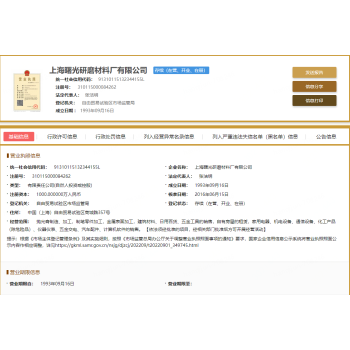 上海曙光研磨材料厂有限公司投资人招募公告