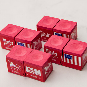 新动力巧克粉斯诺克巧粉油性台球枪粉桌球壳粉配件 12个装粉色 XD00829 新动力巧克粉斯诺克巧粉油性台球枪粉桌球壳粉配件 12个装粉色 XD00829