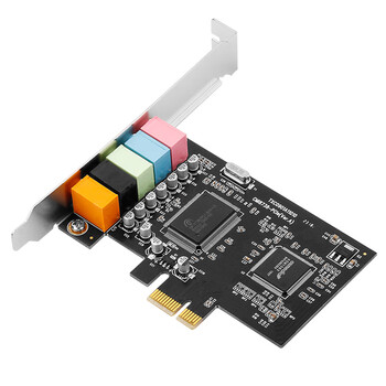 魔羯 台式机PCIE 5.1声道环绕立体声 6声道声卡 独立音频卡台式机电脑PCIE内置声卡 MC2206