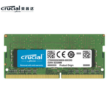 Crucial英睿达 32GB DDR4 3200频率 笔记本内存条 美光（原镁光）原厂颗粒 AI电脑配件