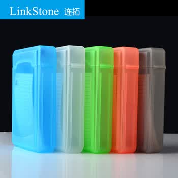 连拓（LinkStone） 3.5英寸硬盘收纳保护盒 防潮/防震/耐压/抗摔台式机硬盘保护套保护包 带标签 五色套 E400