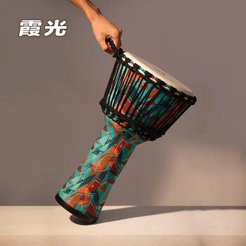 九姑娘非洲鼓10寸山羊皮成人初学者云南手拍鼓丽江手鼓民谣鼓定制款