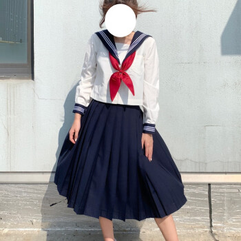 水手服女學生裝jk制服裙正版基礎款女日本學生校服海軍風長短袖套裝