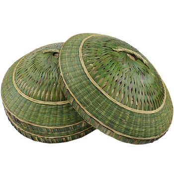 竹编锅盖蒸饭大小号锅盖竹盖子甑子盖窝盖甑盖蒸子盖装饰竹盖子外径29